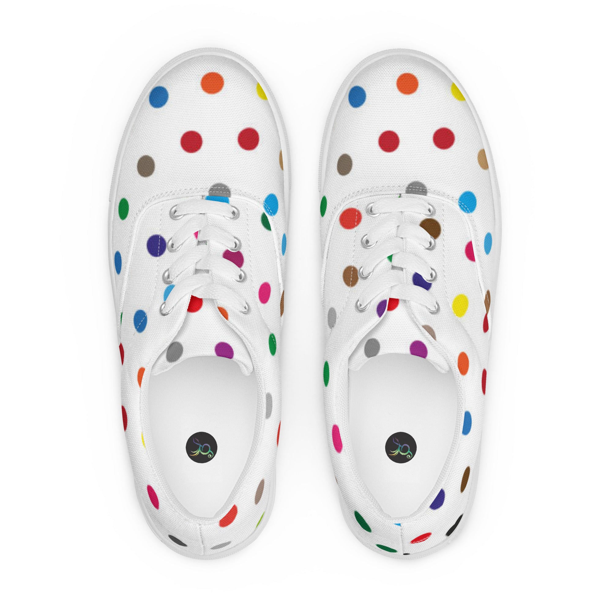 Zilla Dots Party City Men’s lace-up canvas shoes