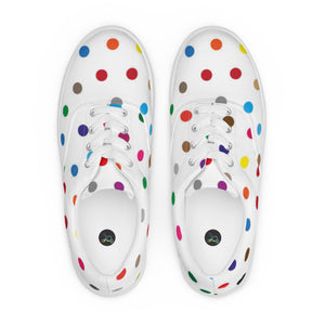 Zilla Dots Party City Men’s lace-up canvas shoes