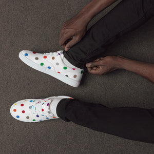 Zilla Dots Party City Men’s lace-up canvas shoes