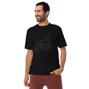 Piano Man Black Men’s premium heavyweight tee