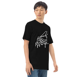 Piano Man White Men’s premium heavyweight tee