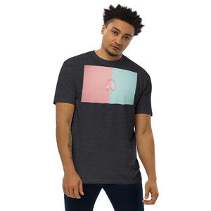 Abstract Ears Men’s premium heavyweight tee