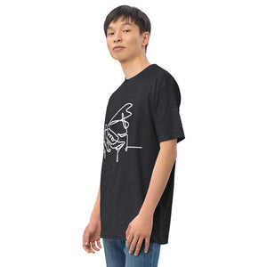 Piano Man White Men’s premium heavyweight tee