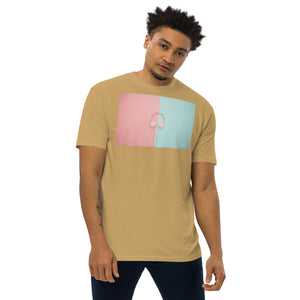 Abstract Ears Men’s premium heavyweight tee