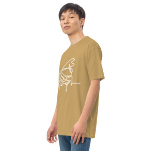 Piano Man White Men’s premium heavyweight tee