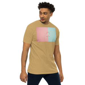 Abstract Ears Men’s premium heavyweight tee