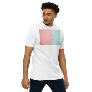 Abstract Ears Men’s premium heavyweight tee