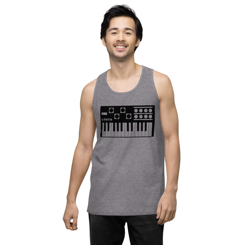 Gym Synth Men’s premium tank top