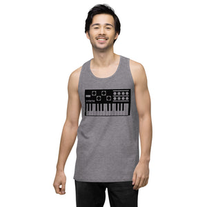 Gym Synth Men’s premium tank top