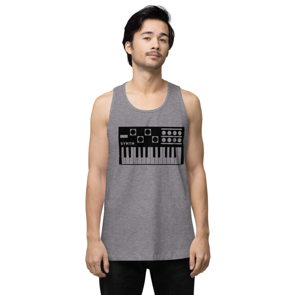Gym Synth Men’s premium tank top