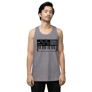 Gym Synth Men’s premium tank top