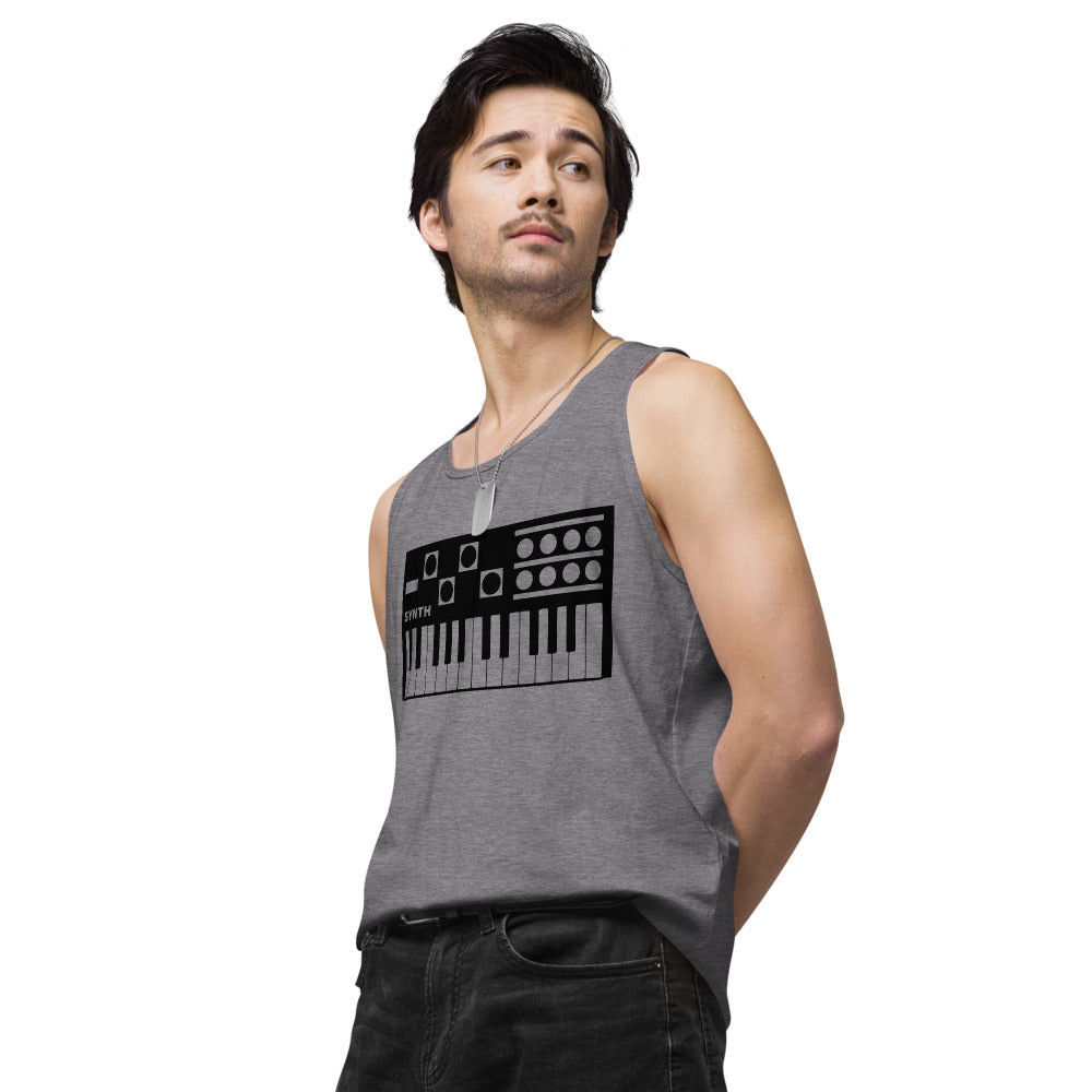 Gym Synth Men’s premium tank top