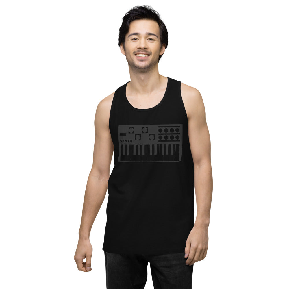 Gym Synth Men’s premium tank top