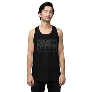 Gym Synth Men’s premium tank top