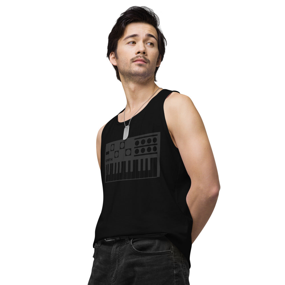 Gym Synth Men’s premium tank top