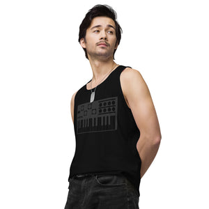 Gym Synth Men’s premium tank top