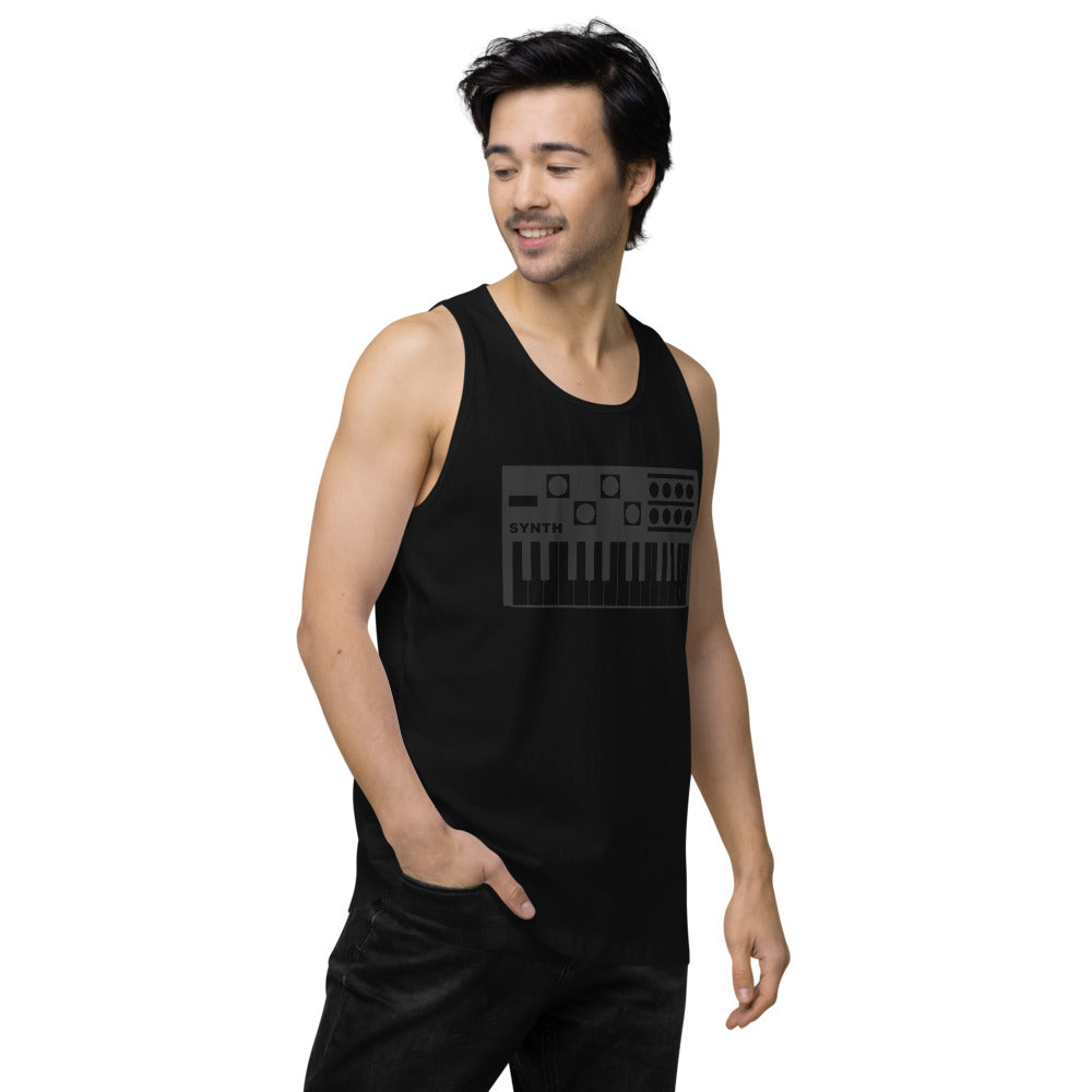 Gym Synth Men’s premium tank top