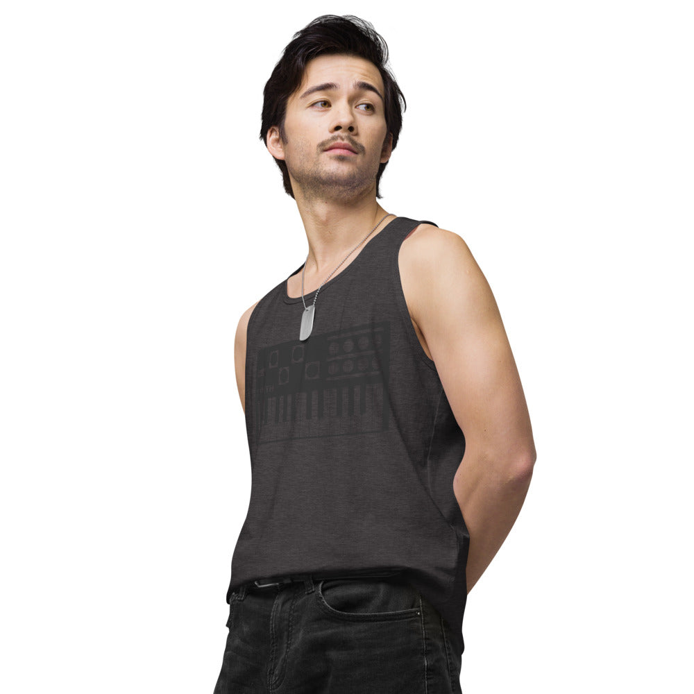 Gym Synth Men’s premium tank top