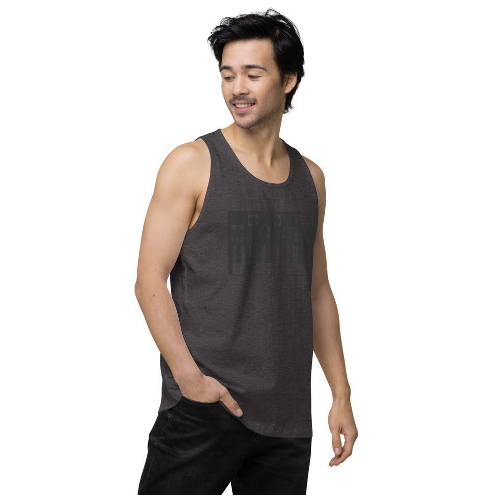 Gym Synth Men’s premium tank top