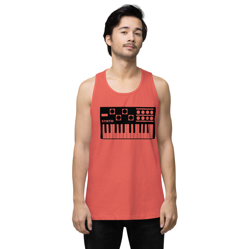 Gym Synth Men’s premium tank top