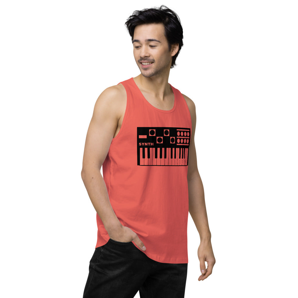 Gym Synth Men’s premium tank top