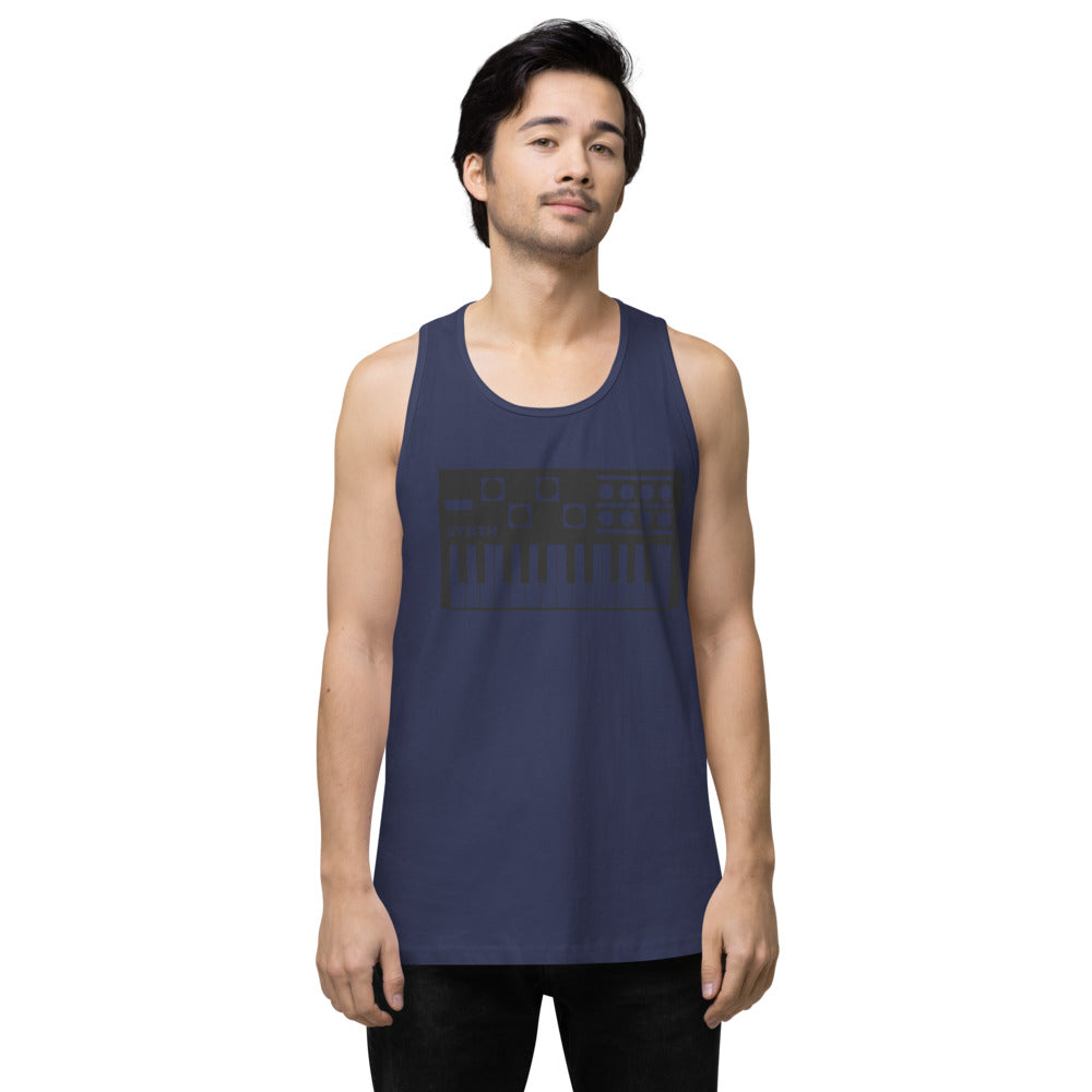 Gym Synth Men’s premium tank top