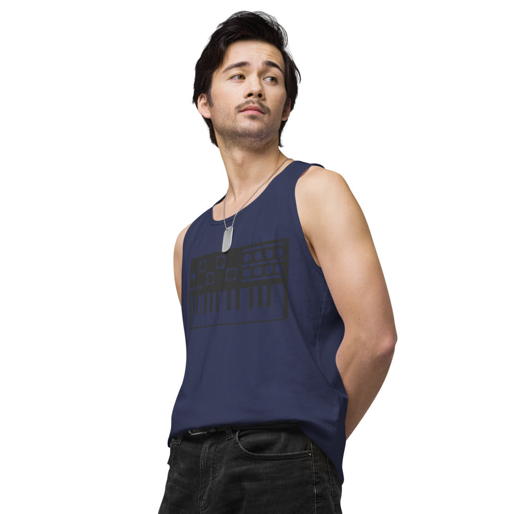 Gym Synth Men’s premium tank top