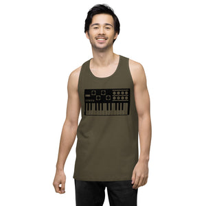 Gym Synth Men’s premium tank top