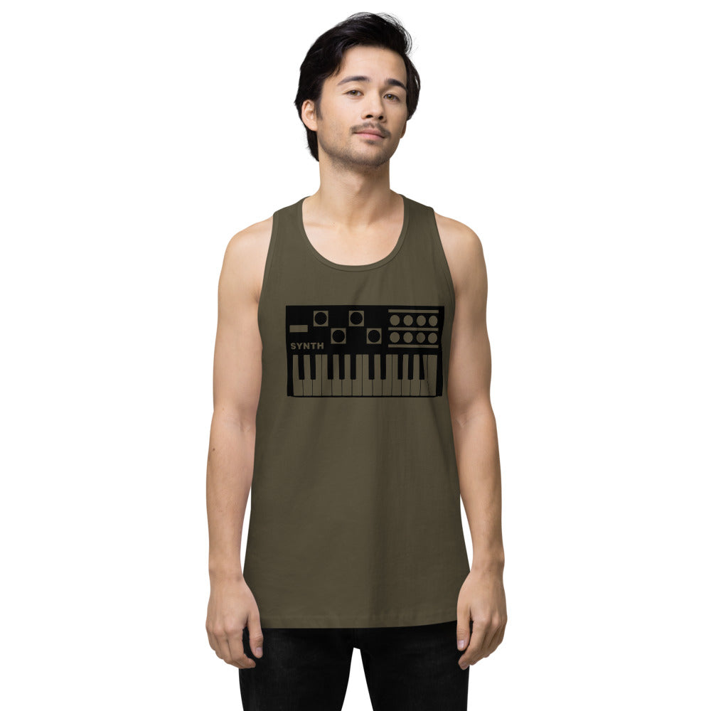 Gym Synth Men’s premium tank top
