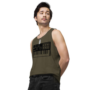 Gym Synth Men’s premium tank top