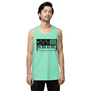 Gym Synth Men’s premium tank top