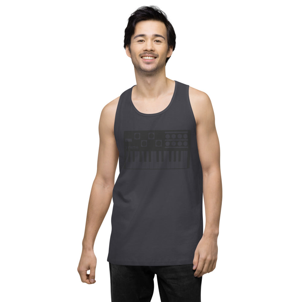 Gym Synth Men’s premium tank top
