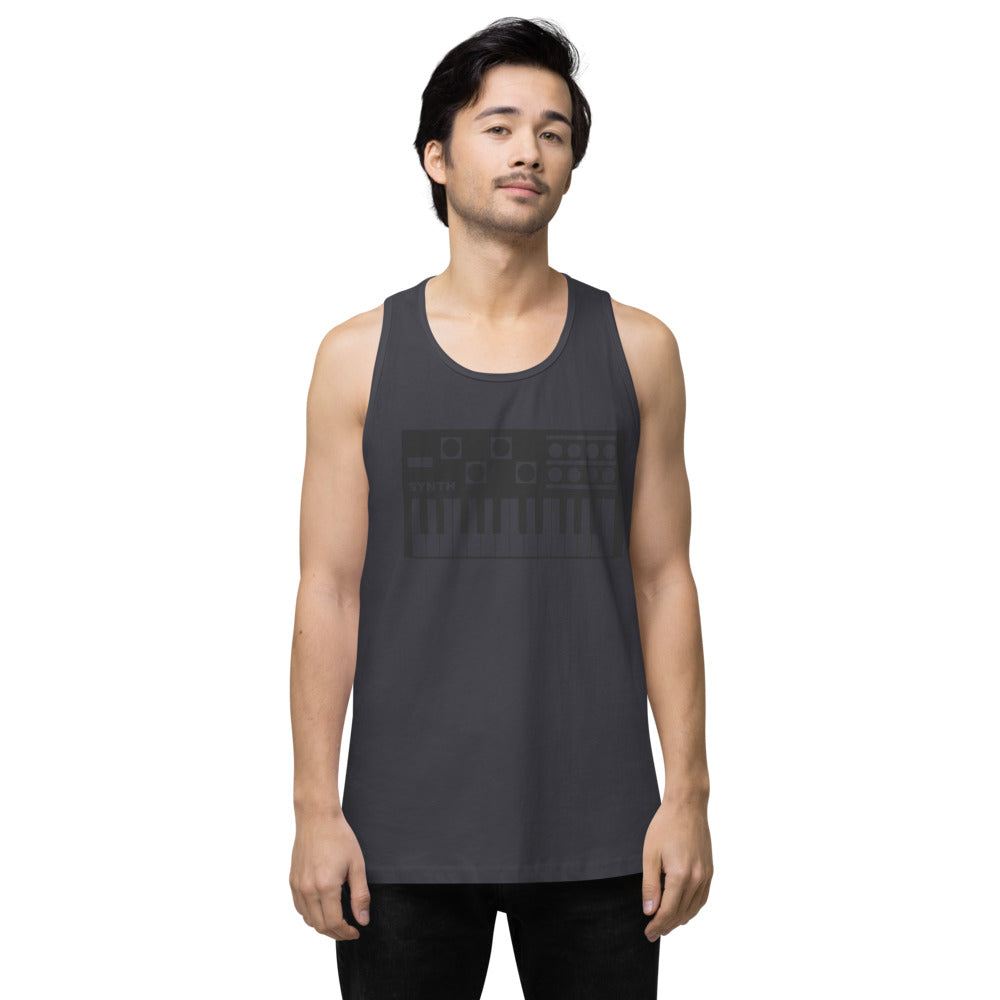 Gym Synth Men’s premium tank top