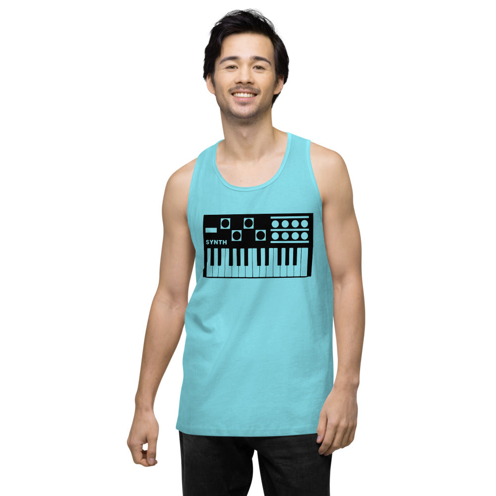 Gym Synth Men’s premium tank top