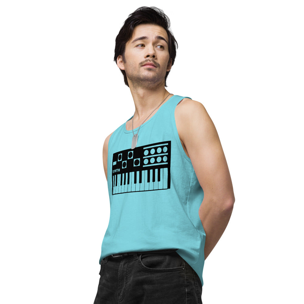 Gym Synth Men’s premium tank top