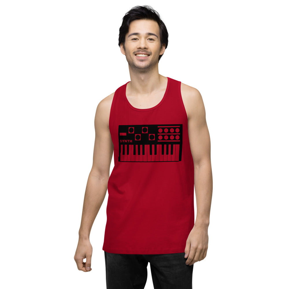 Gym Synth Men’s premium tank top