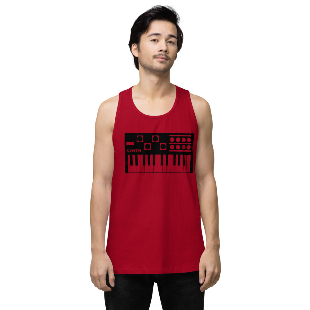 Gym Synth Men’s premium tank top
