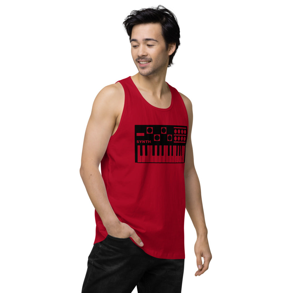 Gym Synth Men’s premium tank top