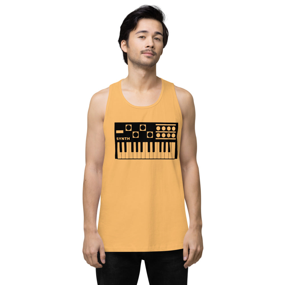 Gym Synth Men’s premium tank top