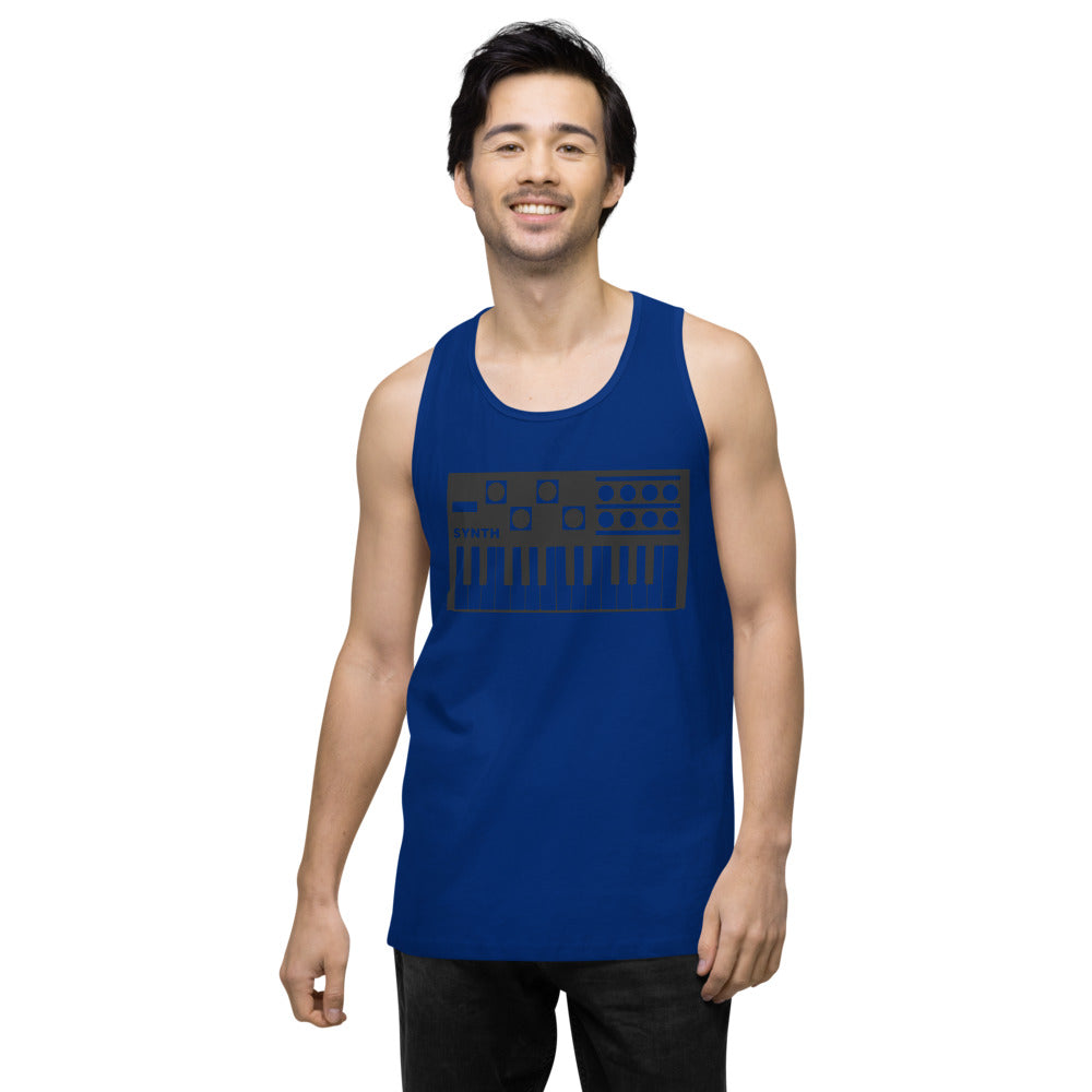 Gym Synth Men’s premium tank top