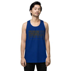 Gym Synth Men’s premium tank top