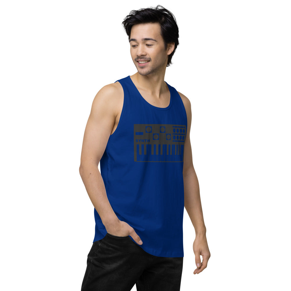 Gym Synth Men’s premium tank top