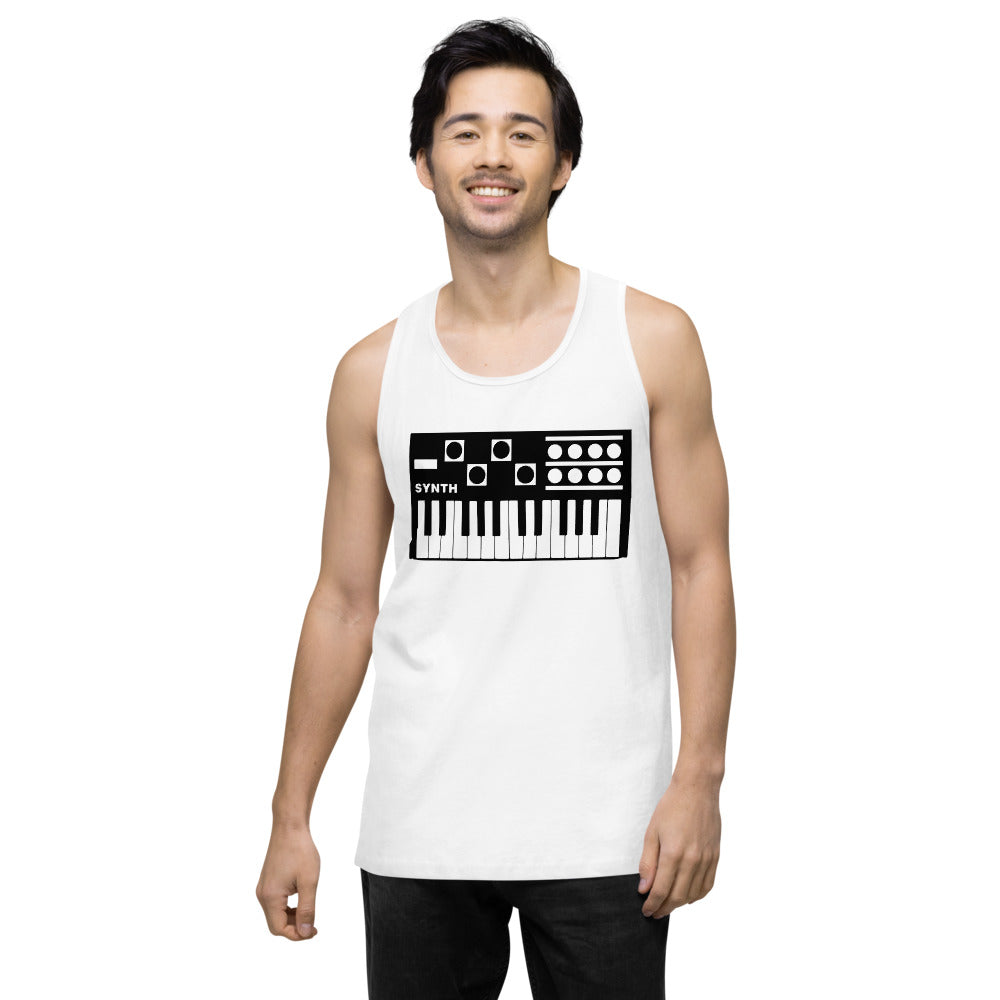 Gym Synth Men’s premium tank top