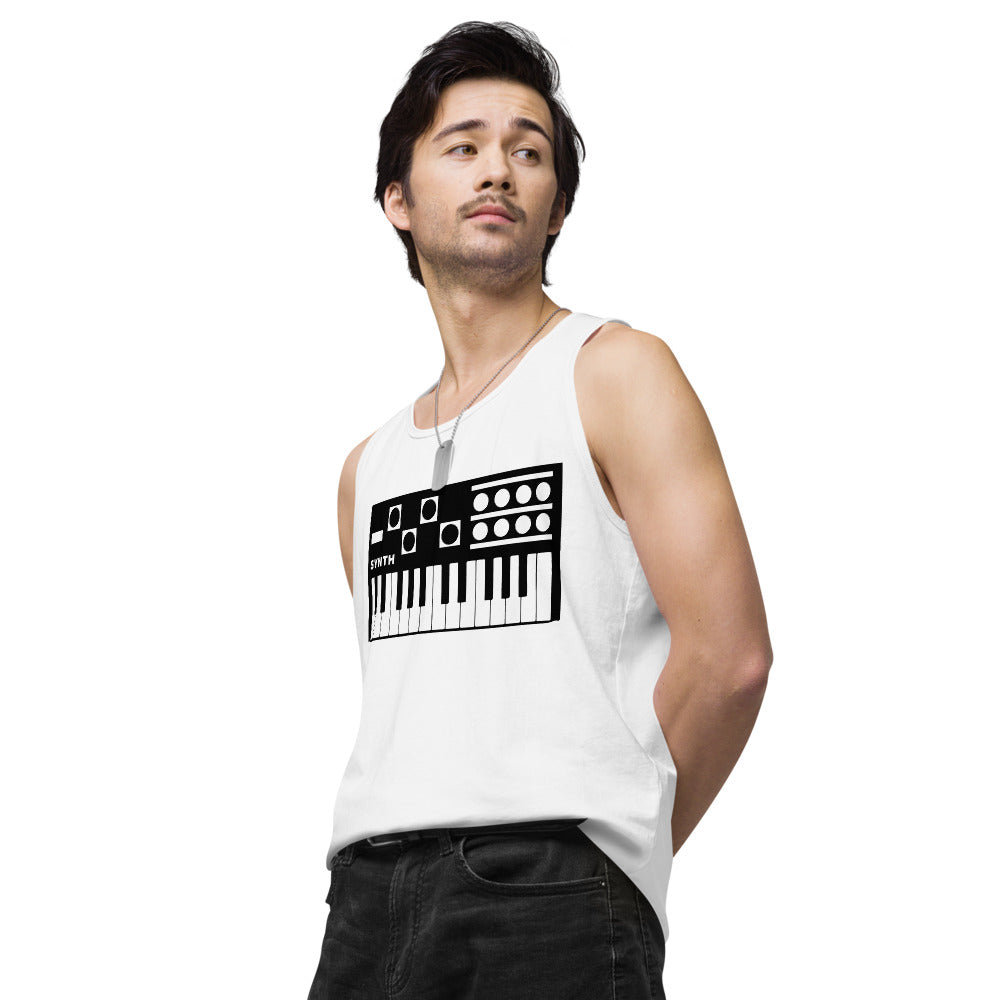 Gym Synth Men’s premium tank top