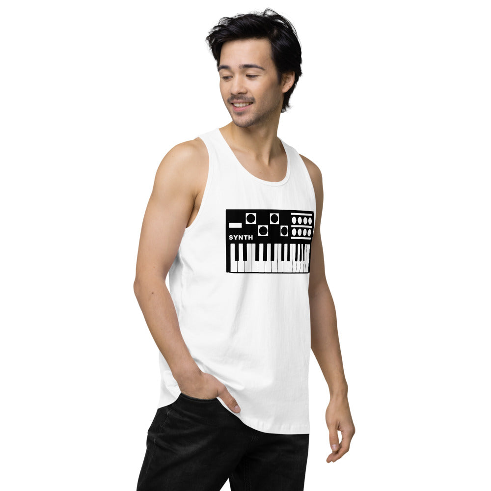 Gym Synth Men’s premium tank top