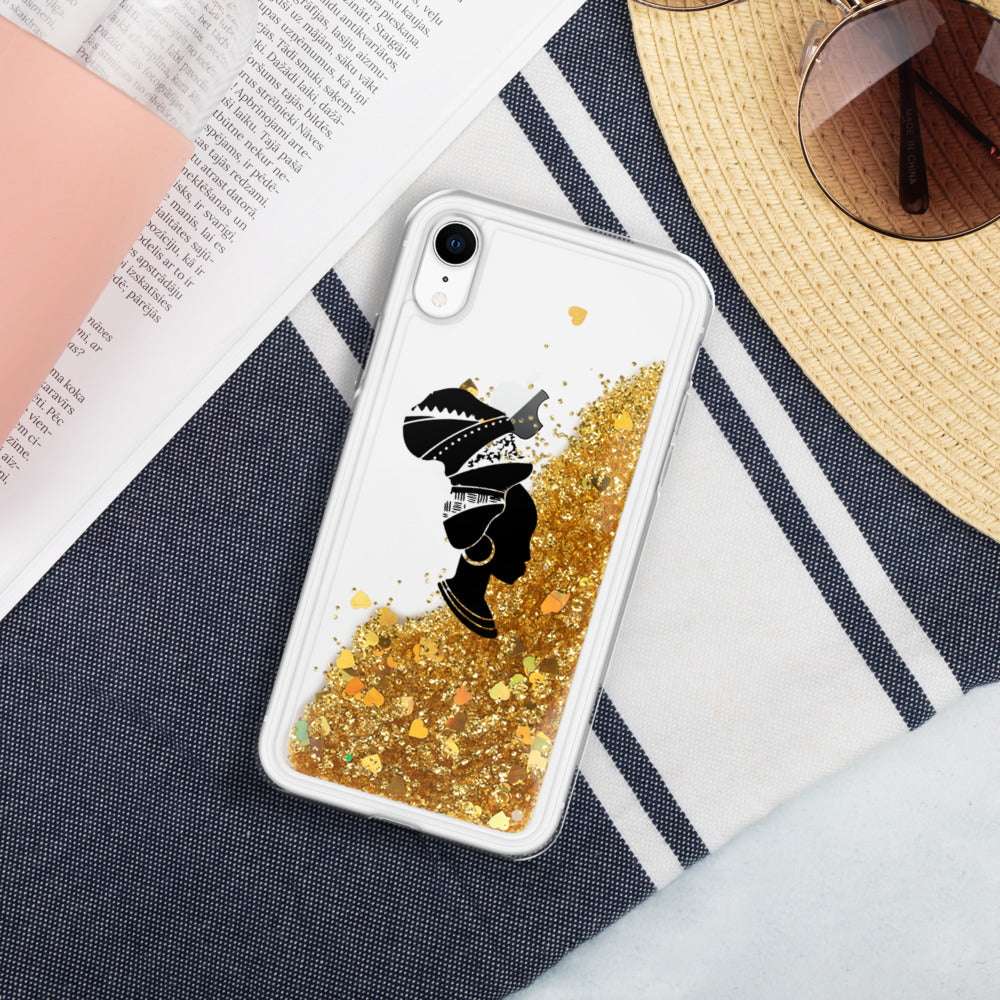 Queen Liquid Glitter Phone Case