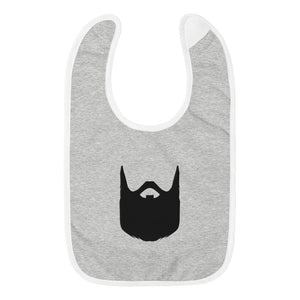 Beard King Embroidered Baby Bib