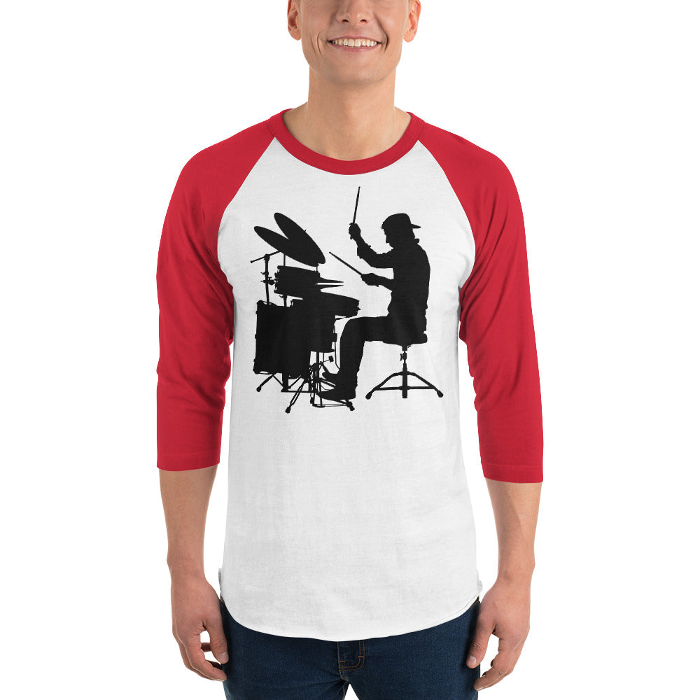 Drum Nerd 3/4 sleeve raglan shirt