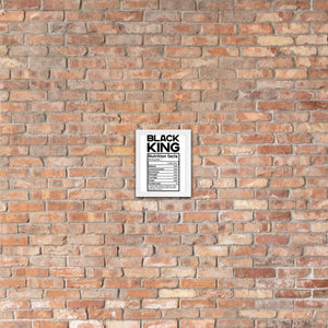Black King Framed poster