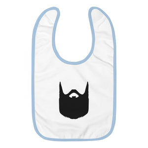 Beard King Embroidered Baby Bib